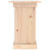 vidaXL Stojalo za rože 40x40x60 cm trdna borovina