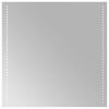 vidaXL LED kopalni&scaron;ko ogledalo Transparentno 60 x 60 cm kaljeno steklo