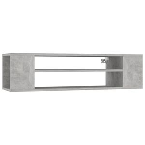 vidaXL Viseča TV omarica betonsko siva 100x30x26,5 cm iverna plo&scaron;ča