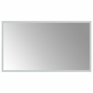 vidaXL LED kopalni&scaron;ko ogledalo Transparentno 70 x 40 cm kaljeno steklo