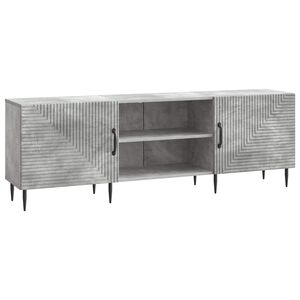 vidaXL TV omarica Betonsko siva 150 x 31 x 50 cm Inženirski les