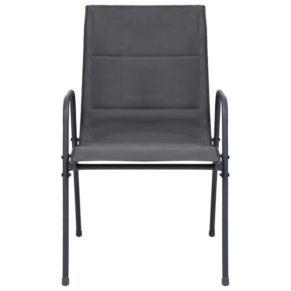 vidaXL Zunanja jedilna garnitura 11-delna jeklo