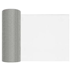 vidaXL Mrežna zaslona 20 x 500 cm 18 mesh Nerjaveče jeklo 304 Srebrna