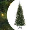 vidaXL Umestno božično drevo Zelena 180 cm PE in PVC