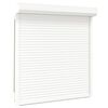 vidaXL Rolo zaslon Bela 130 x 140 cm Aluminij in poliuretan