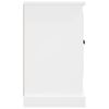 vidaXL Komoda bela 100x35,5x60 cm inženirski les