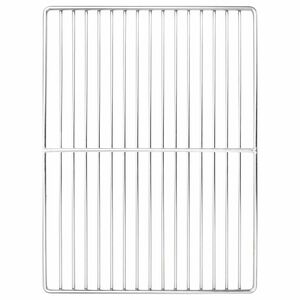 vidaXL Re&scaron;etka za žar 40 x 30 cm Nerjaveče jeklo Srebrna