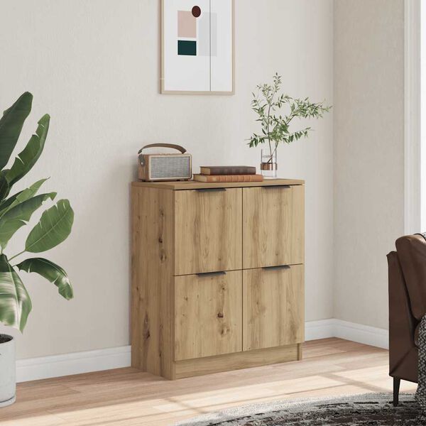 vidaXL Komoda artisian hrast 60x30x70 cm inženirski les