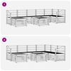 vidaXL Sedežne garniture 8 pcs Naravna Masiven les akacije