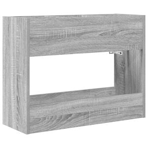 vidaXL Stojalo za dežnik Siva Sonoma 65 x 24 x 50 cm Inženirski les