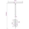 Jeklen spiralni vrtalni sveder za zemljo z ročajem 150 mm z 9 m pod.