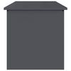 vidaXL Zunanja shranjevalna &scaron;katla Antracit 80 x 50,5 x 50 cm Jeklo