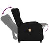 vidaXL Masažni stol s funkcijo vstajanja črn blago