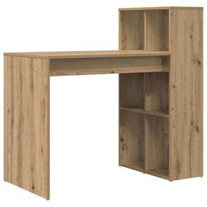 vidaXL Miza Umetni hrast Inženirski les 108 x 55 x 103.5 cm