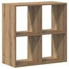 vidaXL Knjižna omara artisan hrast 68,5x32x68,5 cm inženirski les
