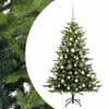 vidaXL Umjetno božično drevo z okrasnimi kroglami 120 cm 150 LED
