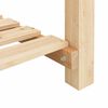 vidaXL Vrtni lonček s polico Bež 203 x 53 x 76,5 cm Trdna smreka