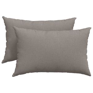 vidaXL Blazine za kavč 2 pcs Taupe 60 x 40 cm blago
