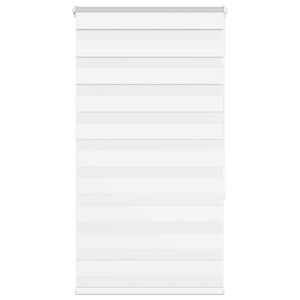 vidaXL Zebra senčilo bela 80x150 cm tkanina &scaron;irina 75,9cm poliester