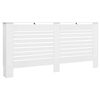 vidaXL Pokrov za radiator bel 172x19x81,5 cm MDF