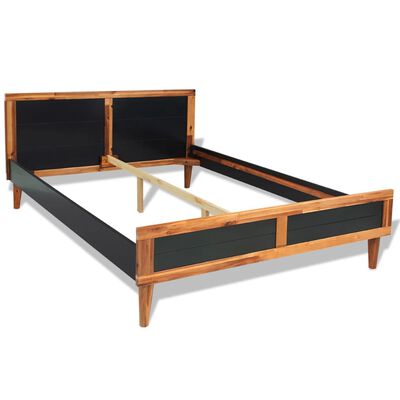 vidaXL Pohištvo za spalnico 4-delni komplet akacijev les 140x200 cm