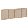 vidaXL Vzglavje z vzglavjem Naravna 180 x 55 x 3 cm Ratan