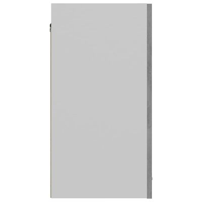 vidaXL Viseča omarica betonsko siva 60x31x60 cm iverna plošča