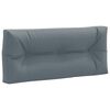vidaXL Blazina za palete VIANEN 100% poliester Modra 120 x 40 x 12 cm
