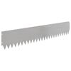 vidaXL Robovi trave 20 pcs 103 x 20 cm Jeklo Srebrna