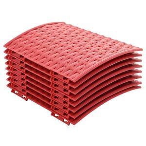 vidaXL Božičnisuknjič Rdeča &Oslash; 65 x 24 cm Plastika