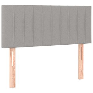 vidaXL Posteljno vzglavje temno rjavo 80x5x78/88 cm blago