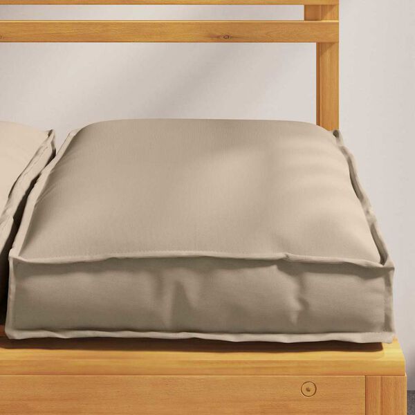 vidaXL Blazina 2 pcs Taupe 40 x 40 x 8 cm Oxford tkanina