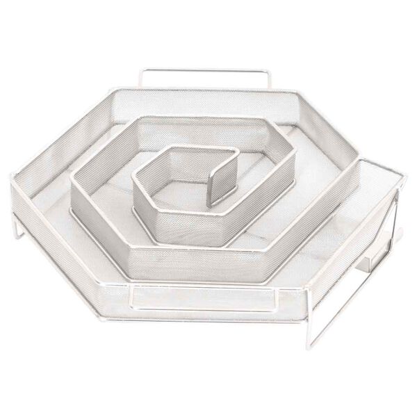 vidaXL Generator hladnega dima 6-stranski 22,5 cm nerjaveče jeklo