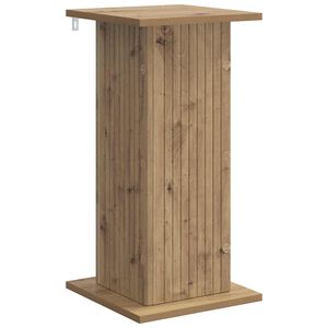 vidaXL Stojalo za rastline Artisan hrast 30,5 x 30 x 60,5 cm