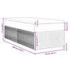 vidaXL Box spring postelja z vzmetnico modra 90x190 cm blago