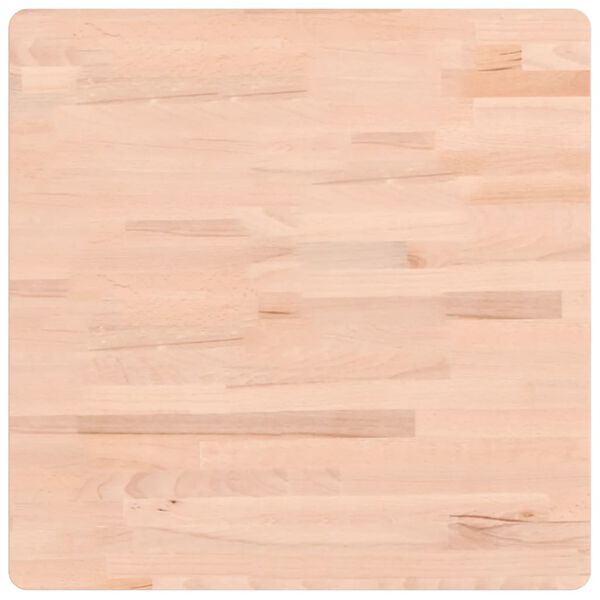 vidaXL Mizna plo&scaron;ča 60x60x4 cm kvadratna trdna bukovina
