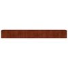 vidaXL Vrtna visoka greda 360x40x40 cm corten jeklo