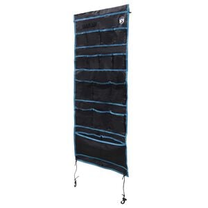 vidaXL Vrečka za shranjevanje Črna in modra 125 x 48 cm oxford