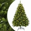 vidaXL Umetno Zložljivo Božično Drevo 120 cm 150 LED Toplo bela