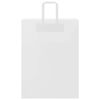 vidaXL Papirnate vrečke 50 kosov z ročaji bela 32x17x44 cm