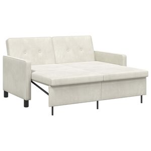 vidaXL Sofa postelja Krem Blago