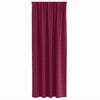 vidaXL Zavese za zatemnitev z obroči 2 pcs Vinorodna rdeča