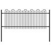 vidaXL Spike Lok Ograja DRONTEN 200 x 130 cm Pra&scaron;no lakirano jeklo