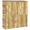 vidaXL Vrtna lopa za orodje 163x50x171 cm impregnirana borovina