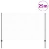 vidaXL Ograja s stebrom Siva 1,5 x 25 m Jeklo