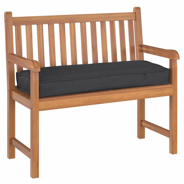 vidaXL Blazina Črna 110 x 40 x 8 cm Oxford tkanina