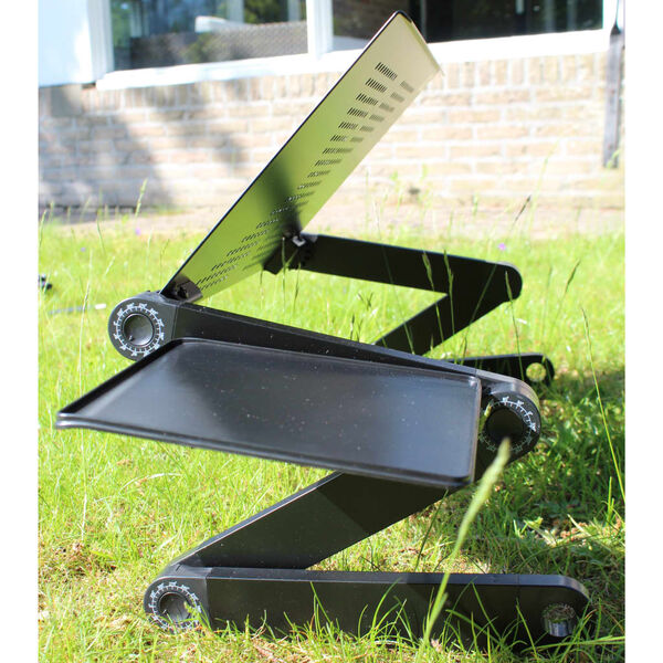 United Entertainment Večfunkcijsko stojalo za prenosnik črno