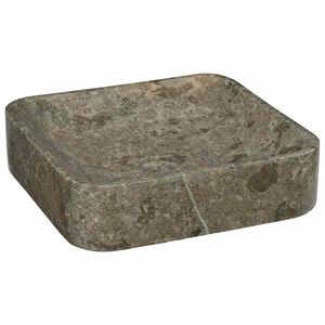 vidaXL Umivalnik siv 40x40x10 cm marmor