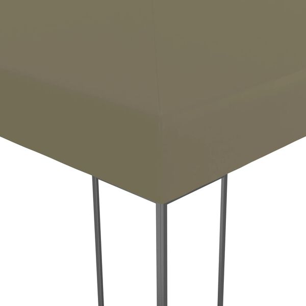 vidaXL Vrtni šotor 3x3 m taupe 180 g/m²