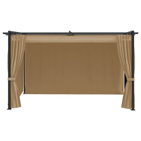 vidaXL Paviljon 4x3 m taupe